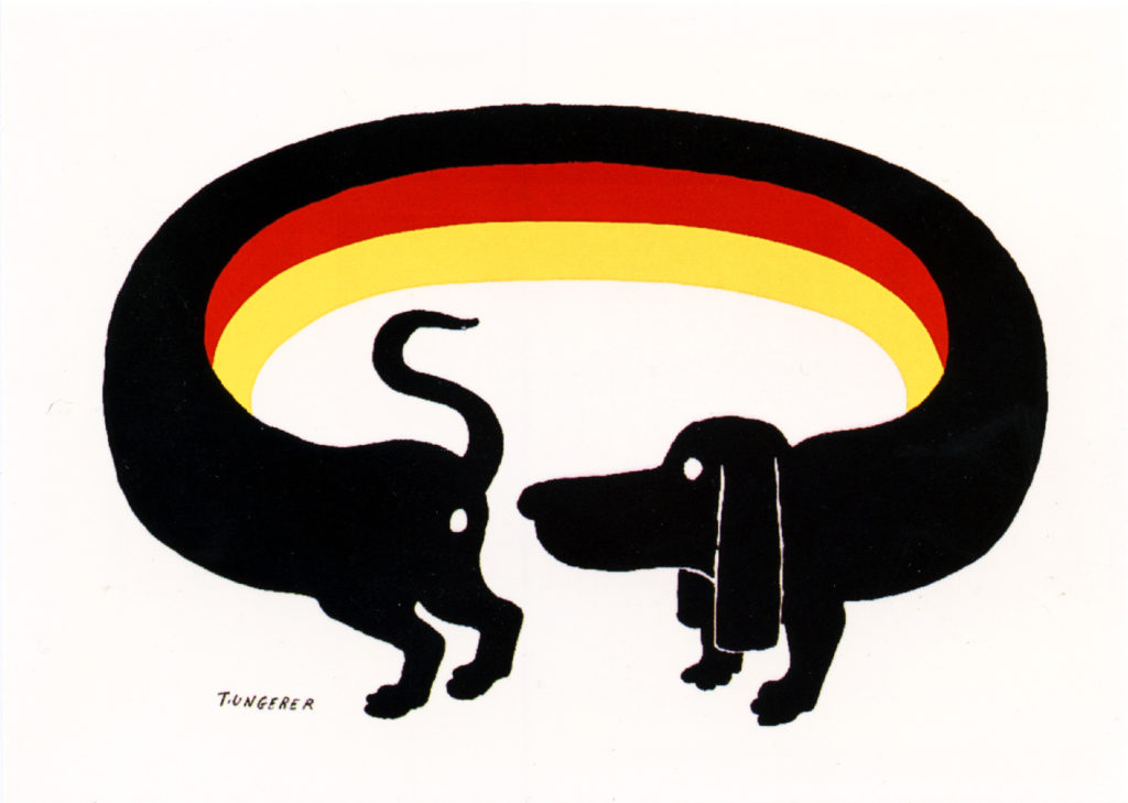 <span class="product-meta">Plakat, 1994</span> <br /><span class="product-artist">Tomi Ungerer</span><span class="breadcrumb-separator">: </span> <br />Ost meets West