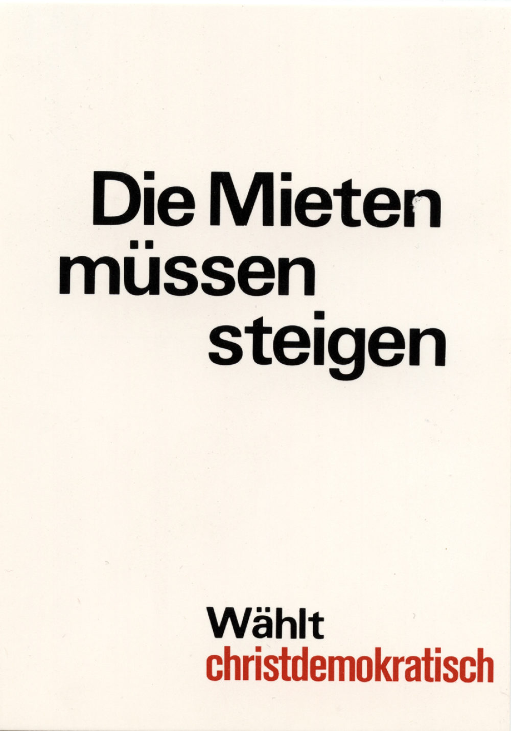 Edition Staeck Postkarten, Plakate, Bücher, Objekte von Klaus Staeck