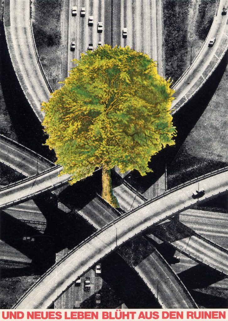 <span class="product-meta">Postkarte, 1979</span> <br /><span class="product-artist">Klaus Staeck</span><span class="breadcrumb-separator">: </span> <br />Und neues Leben bl&uuml;ht aus den Ruinen