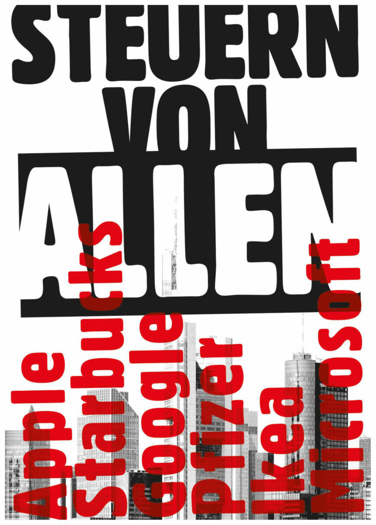 <span class="product-meta">Plakat, 2017</span> <br /><span class="product-artist">Klaus Staeck</span><span class="breadcrumb-separator">: </span> <br />Steuergerechtigkeit