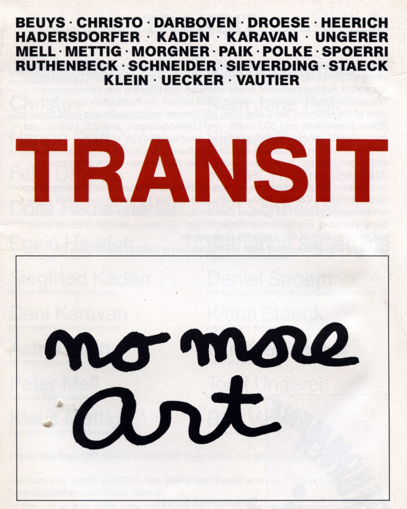 <span class="product-meta">Grafikmappe, 1985</span> <br />Transit