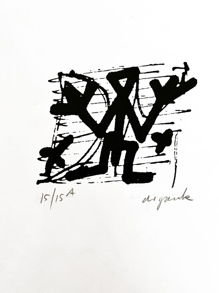 <span class="product-meta">Grafik, 1990</span> <br /><span class="product-artist">A.R. Penck</span><span class="breadcrumb-separator">: </span> <br />Quittung