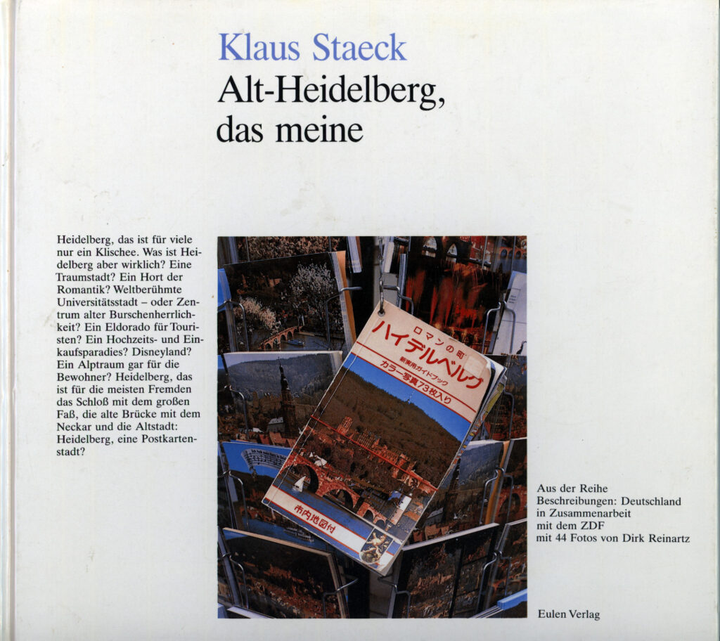 <span class="product-meta">Buch, 1985</span> <br /><span class="product-artist">Klaus Staeck</span><span class="breadcrumb-separator">: </span> <br />Alt-Heidelberg, das meine