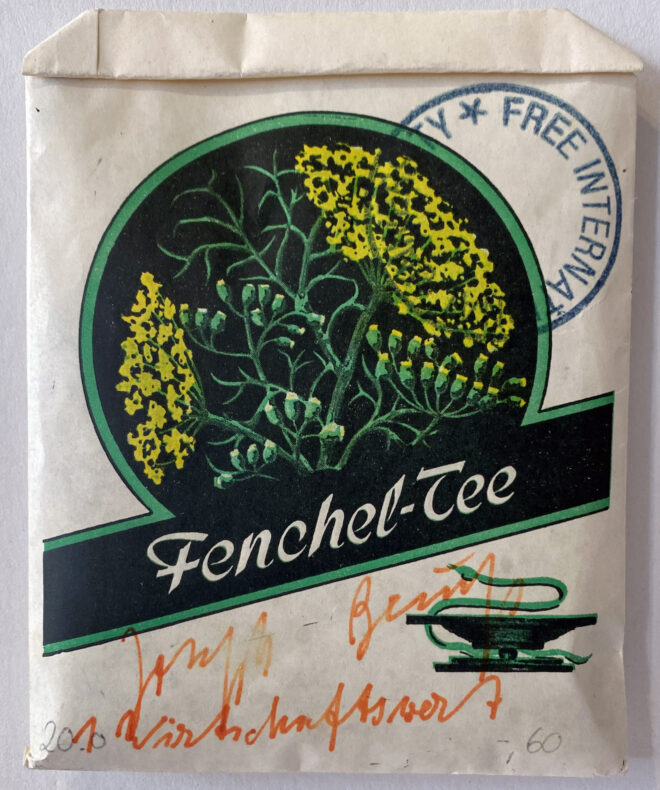 Wirtschaftswert Fenchel-Tee