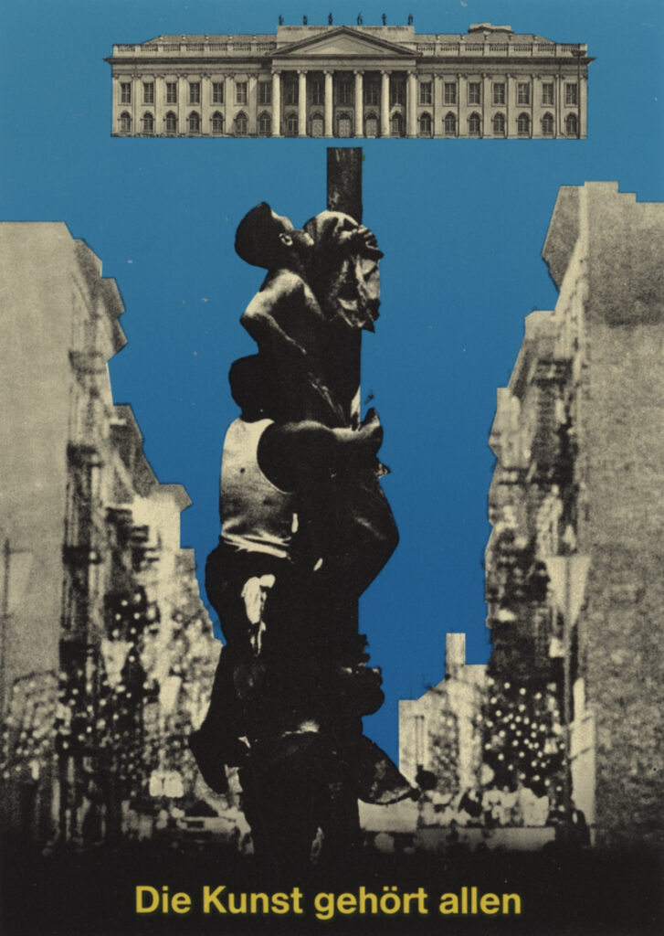 <span class="product-meta">Postkarte, Kunstpostkarte, 1977</span> <br /><span class="product-artist">Rolf Staeck</span><span class="breadcrumb-separator">: </span> <br />Museum Fridericianum