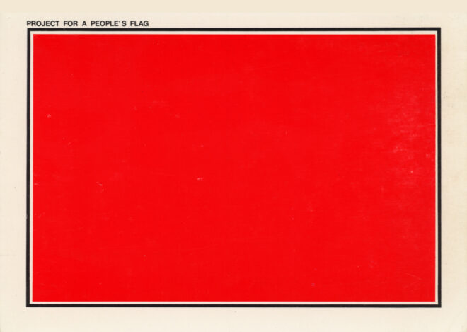 Projekt for a People`s Flag