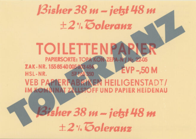 Zum Toleranzproblem